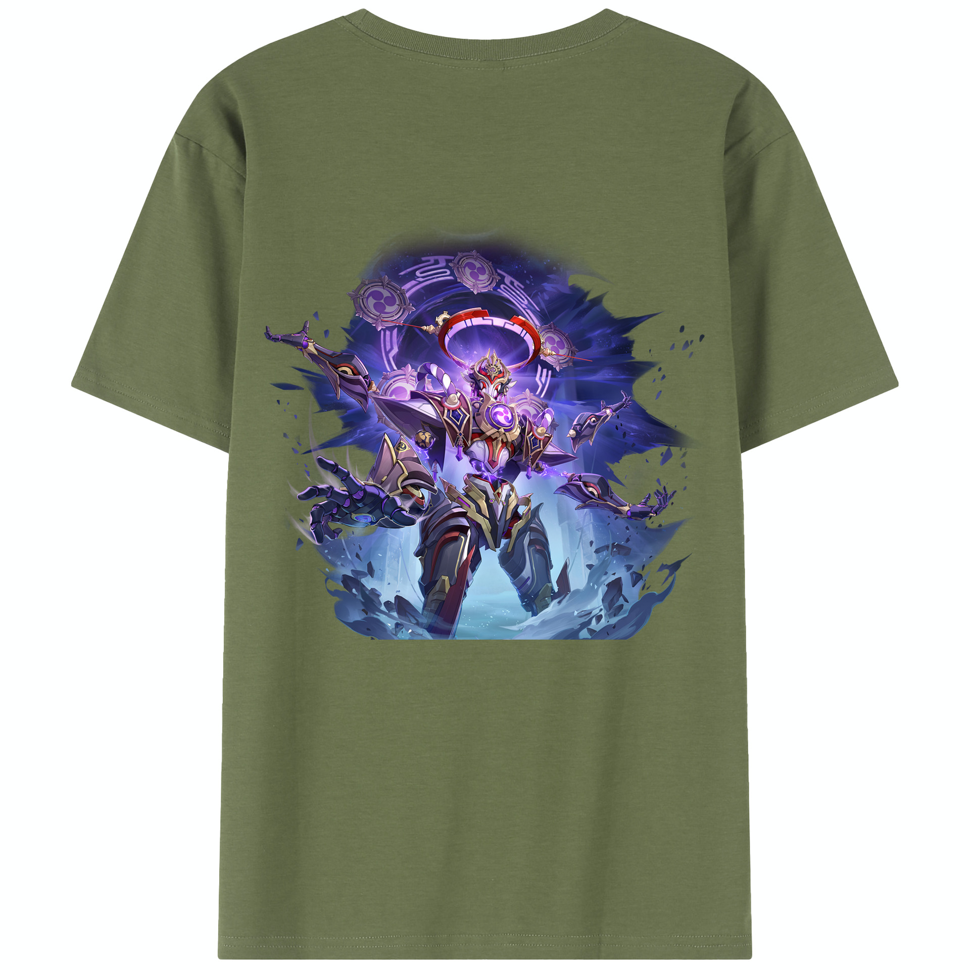 げんし神 さんペい genshin Sanpei 綿100％半袖Tシャツ（背面プリント）